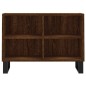 vidaXL Mueble de TV madera de ingeniería marrón roble 69,5x30x50 cm