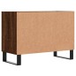 vidaXL Mueble de TV madera de ingeniería marrón roble 69,5x30x50 cm