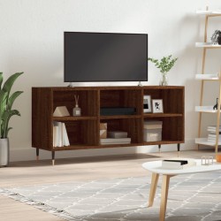 vidaXL Mueble de TV madera de ingeniería marrón roble 103,5x30x50 cm