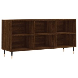 vidaXL Mueble de TV madera de ingeniería marrón roble 103,5x30x50 cm