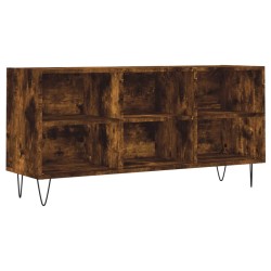 vidaXL Mueble de TV madera de ingeniería roble ahumado 103,5x30x50 cm