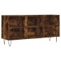 vidaXL Mueble de TV madera de ingeniería roble ahumado 103,5x30x50 cm
