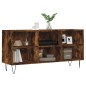 vidaXL Mueble de TV madera de ingeniería roble ahumado 103,5x30x50 cm