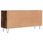 vidaXL Mueble de TV madera de ingeniería roble ahumado 103,5x30x50 cm
