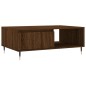 vidaXL Mesa de centro madera de ingeniería roble marrón 90x60x35 cm vidaXL Mesa de centro madera de ingeniería roble marrón 90x60x35 cm