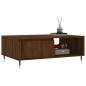 vidaXL Mesa de centro madera de ingeniería roble marrón 90x60x35 cm vidaXL Mesa de centro madera de ingeniería roble marrón 90x60x35 cm