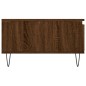 vidaXL Mesa de centro madera de ingeniería roble marrón 90x60x35 cm