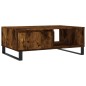 vidaXL Mesa de centro madera de ingeniería roble ahumado 90x60x35 cm
