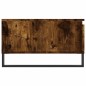vidaXL Mesa de centro madera de ingeniería roble ahumado 90x60x35 cm