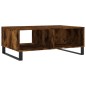 vidaXL Mesa de centro madera de ingeniería roble ahumado 90x60x35 cm