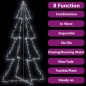 vidaXL Árbol de Navidad 360 luces LED interior y exterior 143x250 cm vidaXL Árbol de Navidad 360 luces LED interior y exterior 143x250 cm
