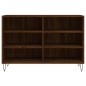 vidaXL Aparador de madera de ingeniería marrón roble 103,5x35x70 cm vidaXL Aparador de madera de ingeniería marrón roble 103,5x35x70 cm