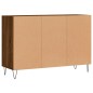 vidaXL Aparador de madera de ingeniería marrón roble 103,5x35x70 cm vidaXL Aparador de madera de ingeniería marrón roble 103,5x35x70 cm