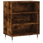 vidaXL Aparador madera de ingeniería roble ahumado 57x35x70 cm vidaXL Aparador madera de ingeniería roble ahumado 57x35x70 cm