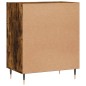 vidaXL Aparador madera de ingeniería roble ahumado 57x35x70 cm vidaXL Aparador madera de ingeniería roble ahumado 57x35x70 cm