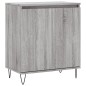 vidaXL Aparador de madera contrachapada gris Sonoma 60x35x70 cm vidaXL Aparador de madera contrachapada gris Sonoma 60x35x70 cm