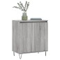 vidaXL Aparador de madera contrachapada gris Sonoma 60x35x70 cm vidaXL Aparador de madera contrachapada gris Sonoma 60x35x70 cm