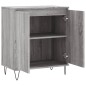 vidaXL Aparador de madera contrachapada gris Sonoma 60x35x70 cm vidaXL Aparador de madera contrachapada gris Sonoma 60x35x70 cm