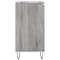 vidaXL Aparador de madera contrachapada gris Sonoma 60x35x70 cm vidaXL Aparador de madera contrachapada gris Sonoma 60x35x70 cm