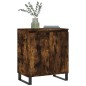 vidaXL Aparador madera contrachapada color roble ahumado 60x35x70 cm vidaXL Aparador madera contrachapada color roble ahumado 60x35x70 cm