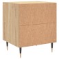 vidaXL Mesita de noche madera de ingeniería roble Sonoma 40x35x47,5 cm