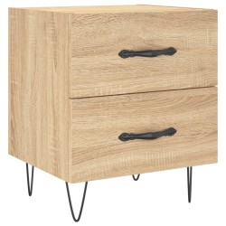 vidaXL Mesita de noche madera de ingeniería roble Sonoma 40x35x47,5 cm
