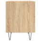 vidaXL Mesita de noche madera de ingeniería roble Sonoma 40x35x47,5 cm vidaXL Mesita de noche madera de ingeniería roble Sonoma 40x35x47,5 cm