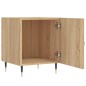 vidaXL Mesita de noche madera de ingeniería roble Sonoma 40x40x50 cm vidaXL Mesita de noche madera de ingeniería roble Sonoma 40x40x50 cm