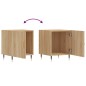 vidaXL Mesita de noche madera de ingeniería roble Sonoma 40x40x50 cm vidaXL Mesita de noche madera de ingeniería roble Sonoma 40x40x50 cm