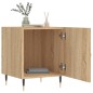 vidaXL Mesita de noche madera de ingeniería roble Sonoma 40x40x50 cm vidaXL Mesita de noche madera de ingeniería roble Sonoma 40x40x50 cm