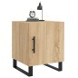 vidaXL Mesita de noche madera de ingeniería roble Sonoma 40x40x50 cm vidaXL Mesita de noche madera de ingeniería roble Sonoma 40x40x50 cm