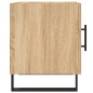 vidaXL Mesita de noche madera de ingeniería roble Sonoma 40x40x50 cm vidaXL Mesita de noche madera de ingeniería roble Sonoma 40x40x50 cm
