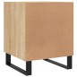 vidaXL Mesita de noche madera de ingeniería roble Sonoma 40x40x50 cm vidaXL Mesita de noche madera de ingeniería roble Sonoma 40x40x50 cm