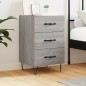 vidaXL Mesita de noche madera de ingeniería gris Sonoma 40x40x66 cm vidaXL Mesita de noche madera de ingeniería gris Sonoma 40x40x66 cm