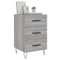 vidaXL Mesita de noche madera de ingeniería gris Sonoma 40x40x66 cm vidaXL Mesita de noche madera de ingeniería gris Sonoma 40x40x66 cm