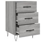 vidaXL Mesita de noche madera de ingeniería gris Sonoma 40x40x66 cm vidaXL Mesita de noche madera de ingeniería gris Sonoma 40x40x66 cm