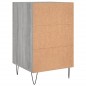 vidaXL Mesita de noche madera de ingeniería gris Sonoma 40x40x66 cm vidaXL Mesita de noche madera de ingeniería gris Sonoma 40x40x66 cm