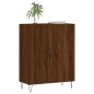 vidaXL Aparador de madera de ingeniería marrón roble 69,5x34x90 cm vidaXL Aparador de madera de ingeniería marrón roble 69,5x34x90 cm