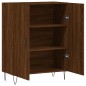 vidaXL Aparador de madera de ingeniería marrón roble 69,5x34x90 cm vidaXL Aparador de madera de ingeniería marrón roble 69,5x34x90 cm