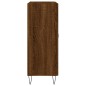 vidaXL Aparador de madera de ingeniería marrón roble 69,5x34x90 cm vidaXL Aparador de madera de ingeniería marrón roble 69,5x34x90 cm