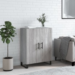 vidaXL Aparador de madera de ingeniería gris Sonoma 69,5x34x90 cm