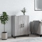 vidaXL Aparador de madera de ingeniería gris Sonoma 69,5x34x90 cm vidaXL Aparador de madera de ingeniería gris Sonoma 69,5x34x90 cm