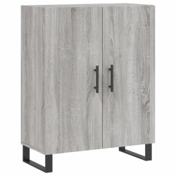 vidaXL Aparador de madera de ingeniería gris Sonoma 69,5x34x90 cm