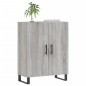 vidaXL Aparador de madera de ingeniería gris Sonoma 69,5x34x90 cm vidaXL Aparador de madera de ingeniería gris Sonoma 69,5x34x90 cm