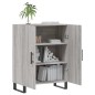 vidaXL Aparador de madera de ingeniería gris Sonoma 69,5x34x90 cm vidaXL Aparador de madera de ingeniería gris Sonoma 69,5x34x90 cm