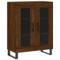 vidaXL Aparador de madera de ingeniería marrón roble 69,5x34x90 cm vidaXL Aparador de madera de ingeniería marrón roble 69,5x34x90 cm