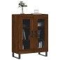 vidaXL Aparador de madera de ingeniería marrón roble 69,5x34x90 cm vidaXL Aparador de madera de ingeniería marrón roble 69,5x34x90 cm