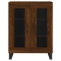 vidaXL Aparador de madera de ingeniería marrón roble 69,5x34x90 cm vidaXL Aparador de madera de ingeniería marrón roble 69,5x34x90 cm
