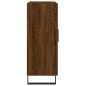 vidaXL Aparador de madera de ingeniería marrón roble 69,5x34x90 cm vidaXL Aparador de madera de ingeniería marrón roble 69,5x34x90 cm