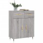 vidaXL Aparador de madera de ingeniería gris Sonoma 69,5x34x90 cm vidaXL Aparador de madera de ingeniería gris Sonoma 69,5x34x90 cm